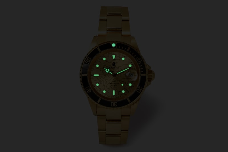 bape 1st camo type 1 bapex gold