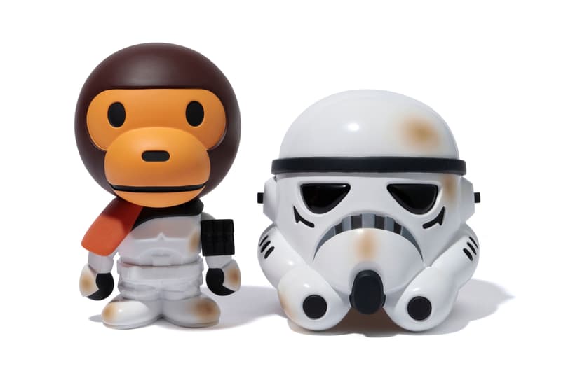 BAPE Medicom Toy 'Star Wars' Baby Milo Dolls june 23 2018 drop release date info storm trooper darth vader