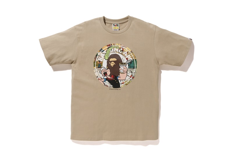 BAPE x Popeye 2018 Collection T-Shirts Hoodies Accessories Tote Bags Keychains Clocks Graphic Cartoon Cominc