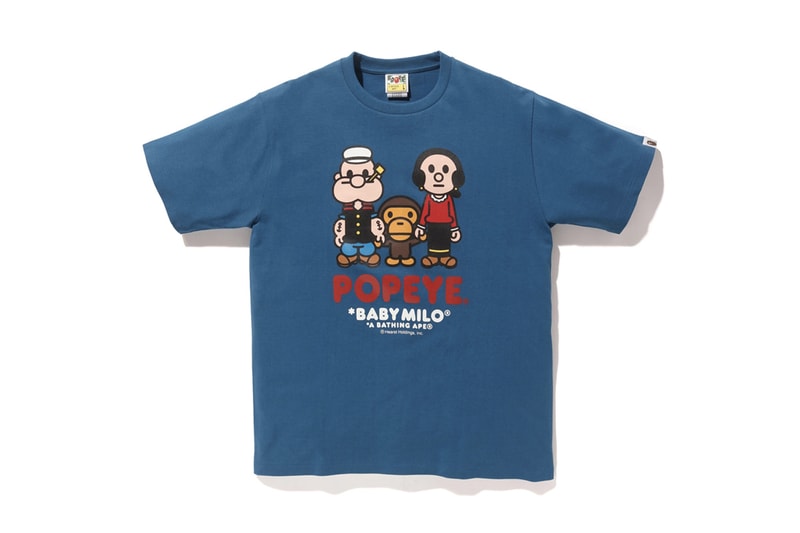 BAPE x Popeye 2018 Collection T-Shirts Hoodies Accessories Tote Bags Keychains Clocks Graphic Cartoon Cominc