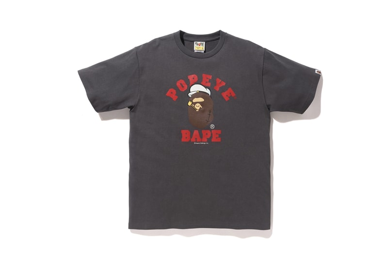 BAPE x Popeye 2018 Collection T-Shirts Hoodies Accessories Tote Bags Keychains Clocks Graphic Cartoon Cominc