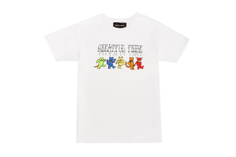 Bianca Chandon Greatful Pride t Shirt tee june 15 2018 release date info drop grateful dead bears pride week housing works lgbtq racing bike hat cap charity