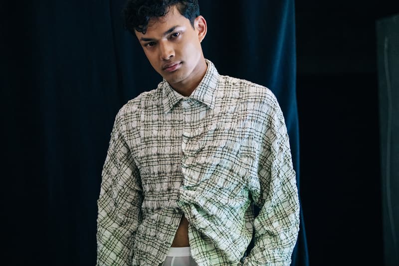 Bianca Saunders Spring/Summer 2019 Backstage LFWM London Fashion Week: Men's