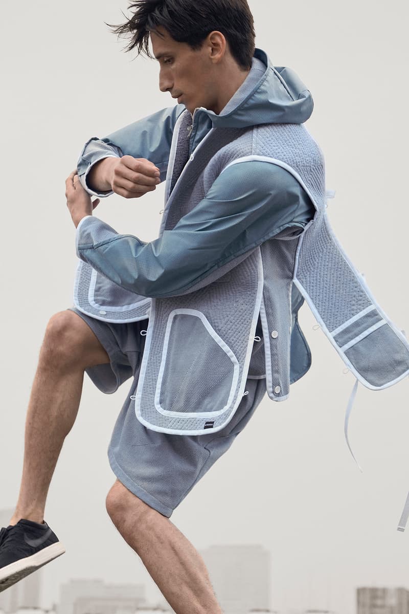 BYBORRE Spring Summer 2019 collection lookbook editorial Lotte van Raalte interview Borre Akkersdijk exclusive gore tex layer textile woven weave 8 bit
