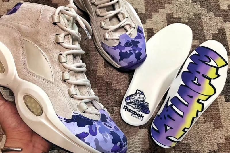 Cam'ron Reebok Question Purple Camo Dipset