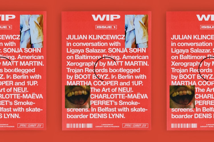 Carhartt Work in Progress Launches 'WIP' Magazine