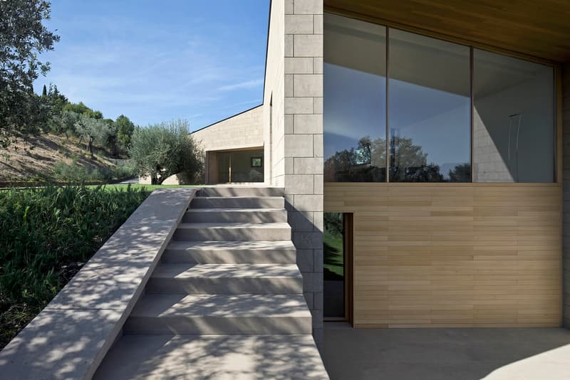 Casa K Alessandro Bulletti Architetti Perugia Italy Houses Design Interior Swimming Pool Inspiration Modern Minimalist Stone Wood