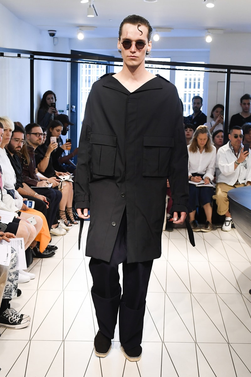 Chalayan spring summer 2019 collection runway look london fashion week mens june 10 2018 premiere
