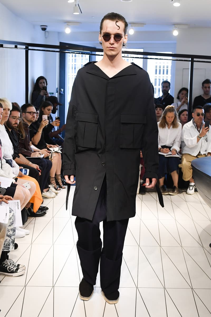Chalayan spring summer 2019 collection runway look london fashion week mens june 10 2018 premiere
