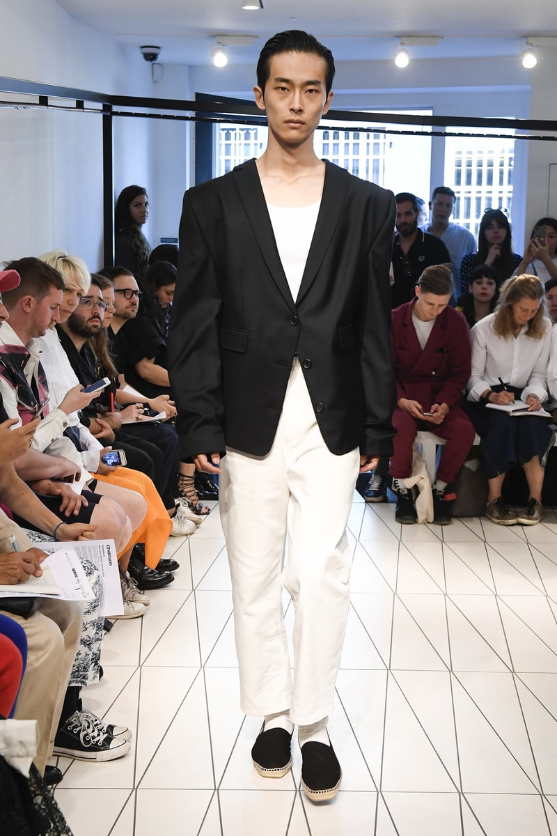 Chalayan spring summer 2019 collection runway look london fashion week mens june 10 2018 premiere