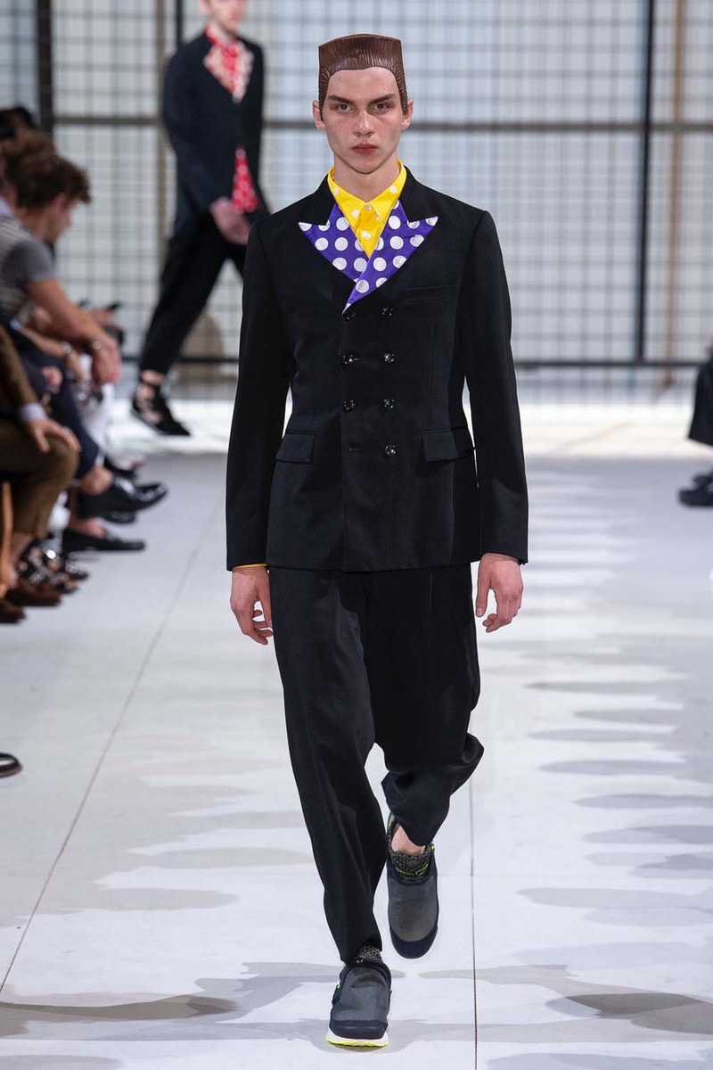 COMME des GARÇONS HOMME Plus nike collaboration spalwart presto boot deconstructed remake menswear spring summer 2019 runway paris fashion week