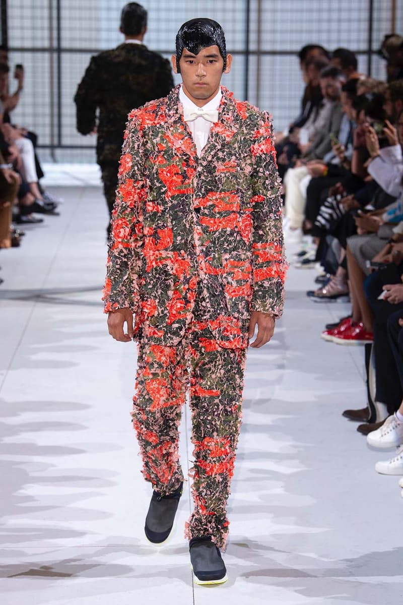 COMME des GARÇONS HOMME Plus nike collaboration spalwart presto boot deconstructed remake menswear spring summer 2019 runway paris fashion week