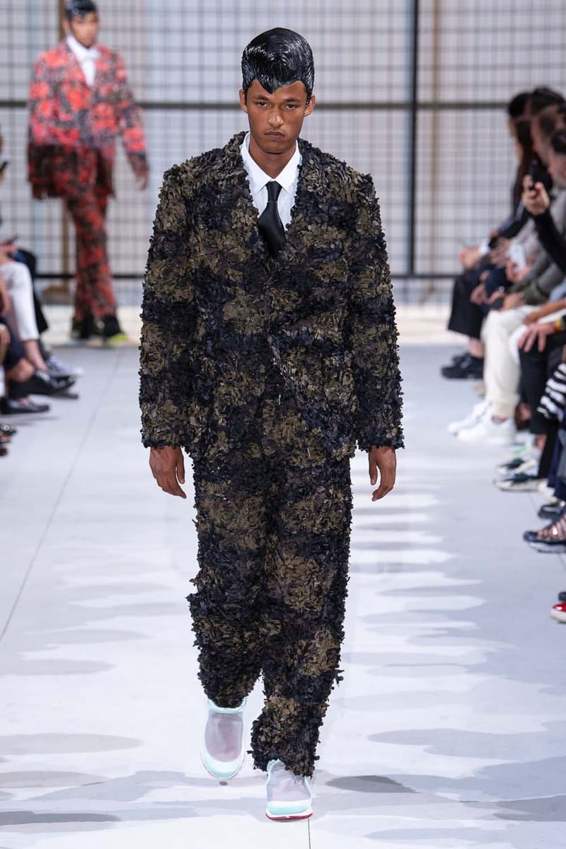 COMME des GARÇONS HOMME Plus nike collaboration spalwart presto boot deconstructed remake menswear spring summer 2019 runway paris fashion week