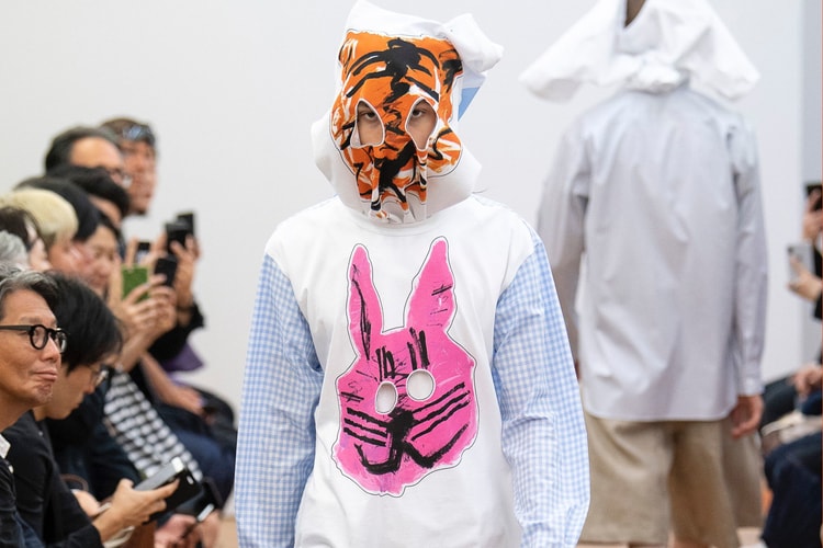 COMME des GARÇONS SHIRT's SS19 Show Featured Creepy Shirt Face Masks
