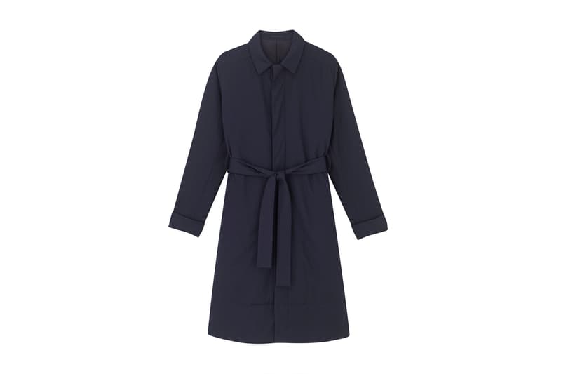 COS Soma collection navy coat