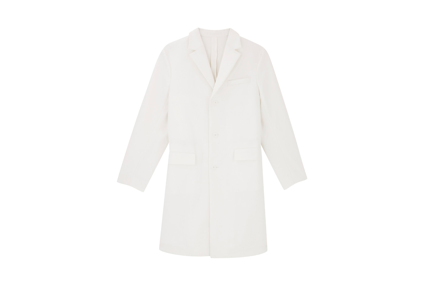 COS Soma collection white coat