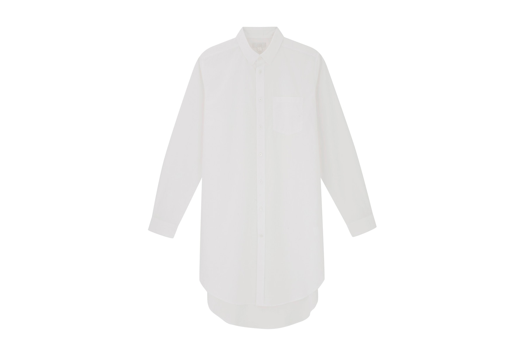 COS Soma collection oversized white shirt