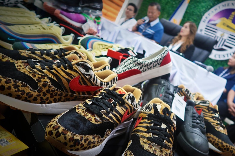 $750K USD Worth of Fake Sneakers Seized in Manila Philippines customs Ninoy Aquino International Airport Balikbayan reproduction hoax knock off