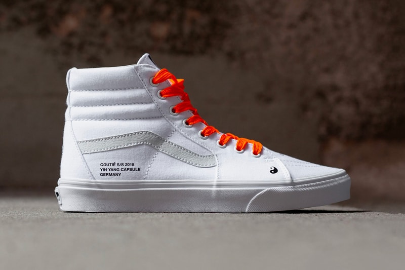 Coutié Vans "Yin Yang" Sk8-Hi Collection apparel hoodie streetwear price release sneaker white t-shirt pants