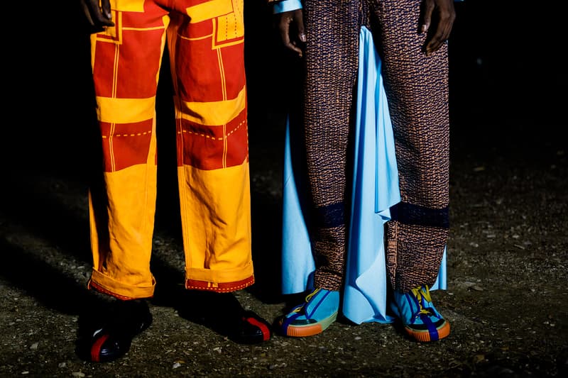 Craig Green Pitti Uomo Spring 2019 Backstage Nike Flyknit