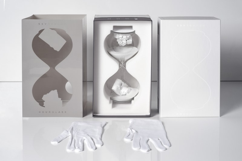 daniel arsham hourglass release artwork collectible sculpture