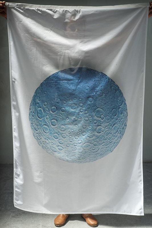 daniel arsham moon flags artist art artworks products