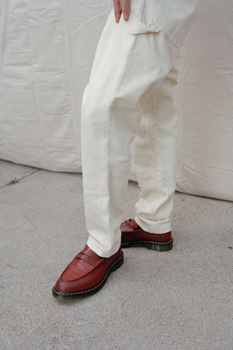 Dr Martens x Stussy Loafer Collab First Look Sneakers Kicks Trainers Shoes Release Details White Black Green Cherry Red Penton