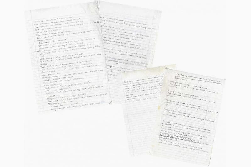 Drake notebook handwritten lyrics 'Room for Improvement' Mixtape Auction 2006 sale Toronto rapper Nickelus F
