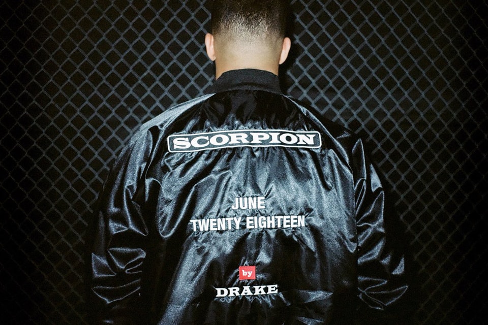 Drake Brown Bomber Jacket With Logo