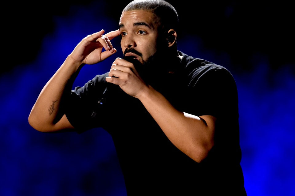 Drake Debuting New Song at LV Fashion Show
