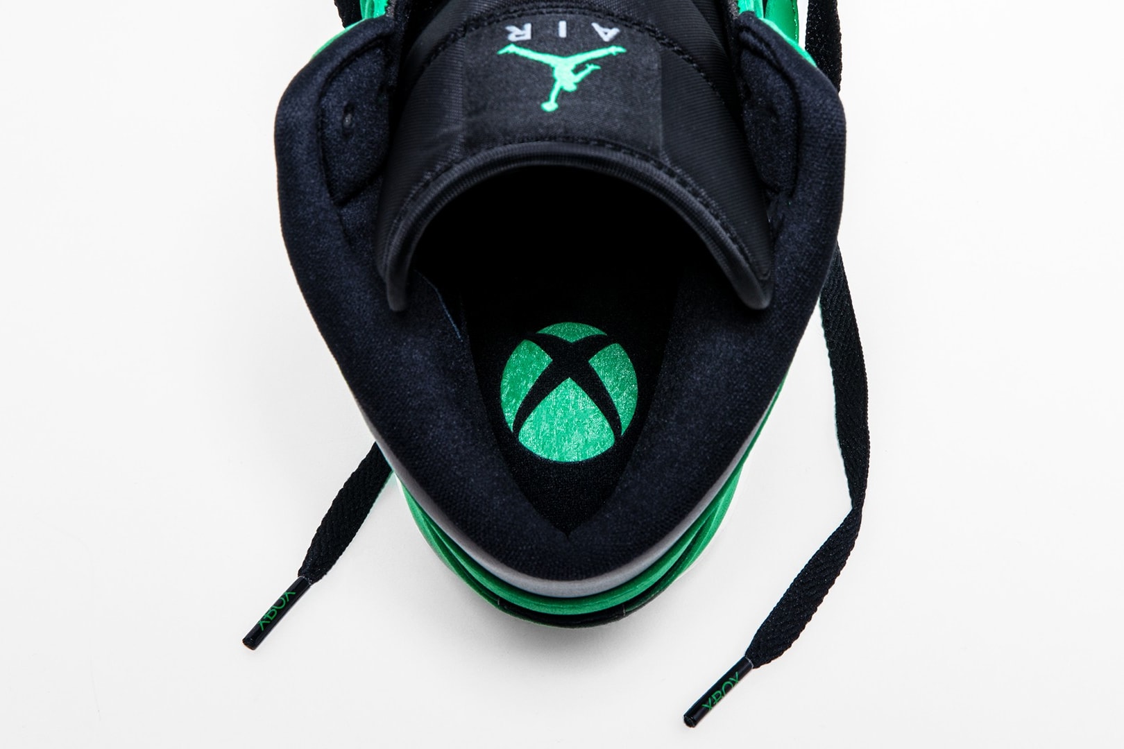 E3 2018 Exclusive Xbox Air Jordan 1 Official Look Black Green Mids jordan brand