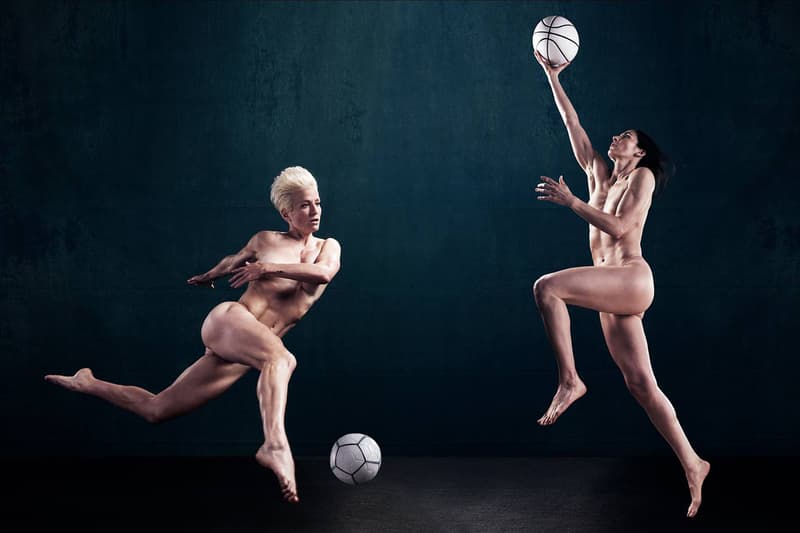 ESPN The Magazine The Body Issue 2018 Saquon Barkley Sue Bird Megan Rapinoe Lauren Chamberlain Crystal Dunn Zlatan Ibrahimovic Yasiel Puig Adam Rippon Jerry Rice Breanna Stewart Karl-Anthony Towns nude naked photograph sport athlete