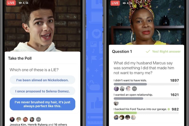 facebook gameshow platform live video features social media