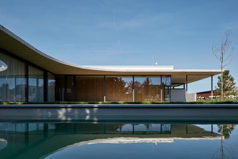 Family House Jarovce Compass Architekti Jarovce Slovakia Modern Interior Exterior Swimming Pool Houses Wooden