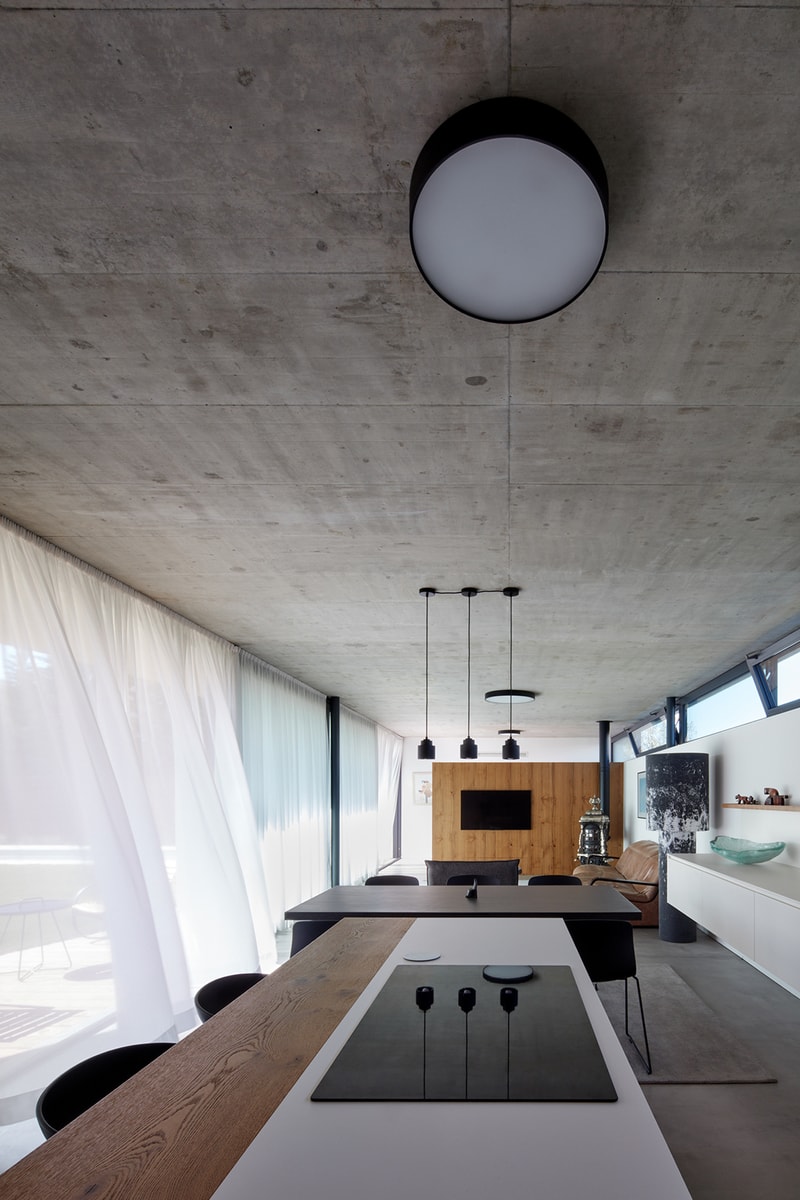 Family House Jarovce Compass Architekti Jarovce Slovakia Modern Interior Exterior Swimming Pool Houses Wooden