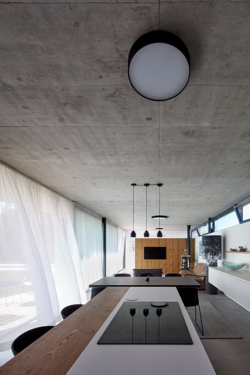 Family House Jarovce Compass Architekti Jarovce Slovakia Modern Interior Exterior Swimming Pool Houses Wooden