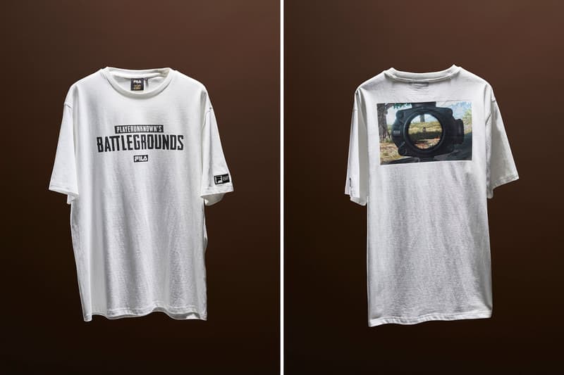 FILA PUBG PlayerUnknown's Battlegrounds Slides Sneakers T-Shirt Backpack Waist Bag