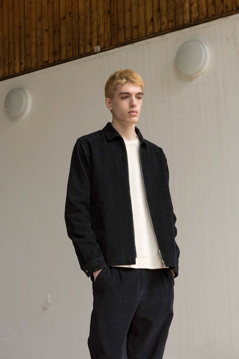 Folk Fall/Winter 2018 Lookbook Menswear Work Jackets Zip-Up Hoodies Blazers Caps Release Information Closer Look