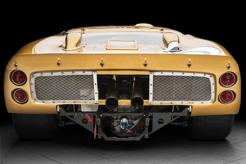 Ford GT40 Gold RM Sotheby's Auction racing race car 1966 24 Hours of Le Mans third place Ronnie Bucknum Dick Hutcherson Holman Moody racing team automotive
