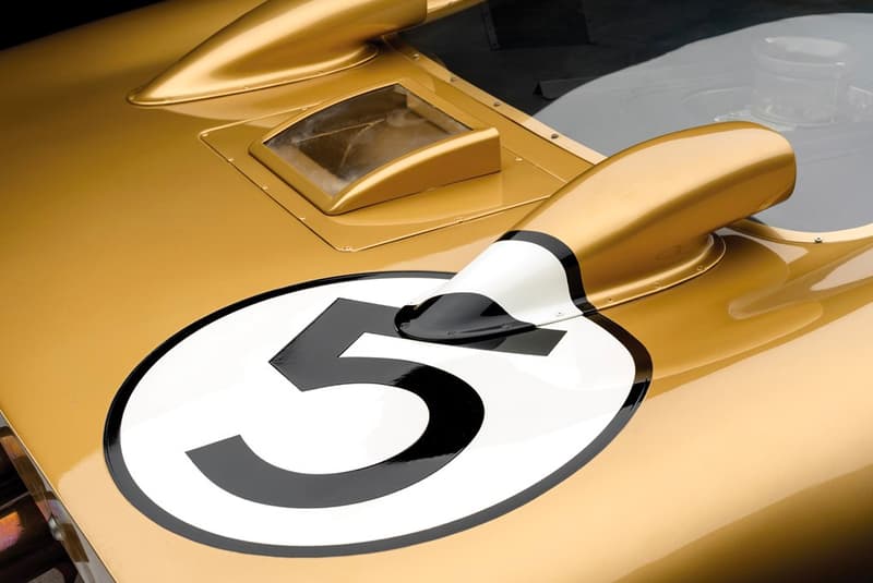 Ford GT40 Gold RM Sotheby's Auction racing race car 1966 24 Hours of Le Mans third place Ronnie Bucknum Dick Hutcherson Holman Moody racing team automotive
