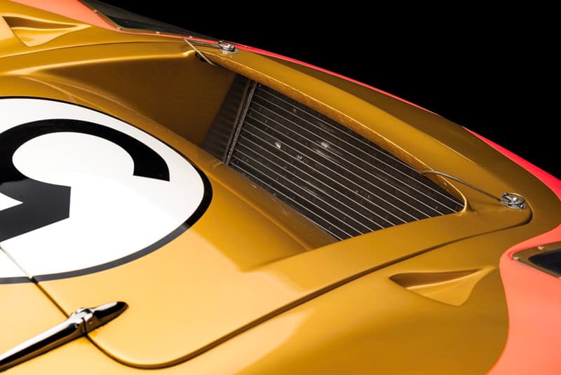 Ford GT40 Gold RM Sotheby's Auction racing race car 1966 24 Hours of Le Mans third place Ronnie Bucknum Dick Hutcherson Holman Moody racing team automotive