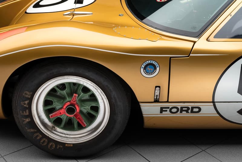Ford GT40 Gold RM Sotheby's Auction racing race car 1966 24 Hours of Le Mans third place Ronnie Bucknum Dick Hutcherson Holman Moody racing team automotive
