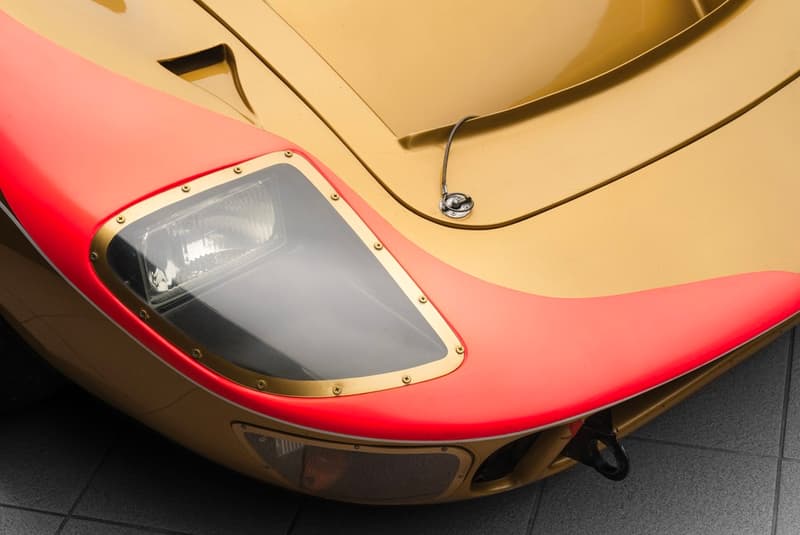 Ford GT40 Gold RM Sotheby's Auction racing race car 1966 24 Hours of Le Mans third place Ronnie Bucknum Dick Hutcherson Holman Moody racing team automotive