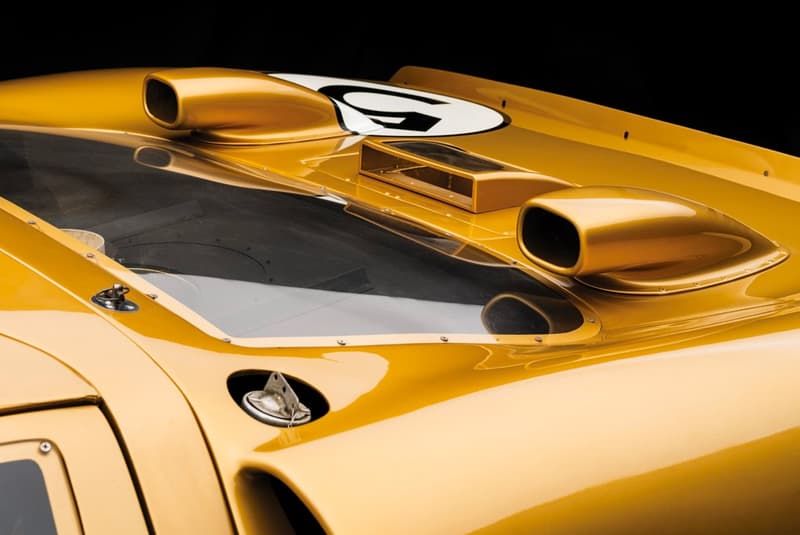 Ford GT40 Gold RM Sotheby's Auction racing race car 1966 24 Hours of Le Mans third place Ronnie Bucknum Dick Hutcherson Holman Moody racing team automotive