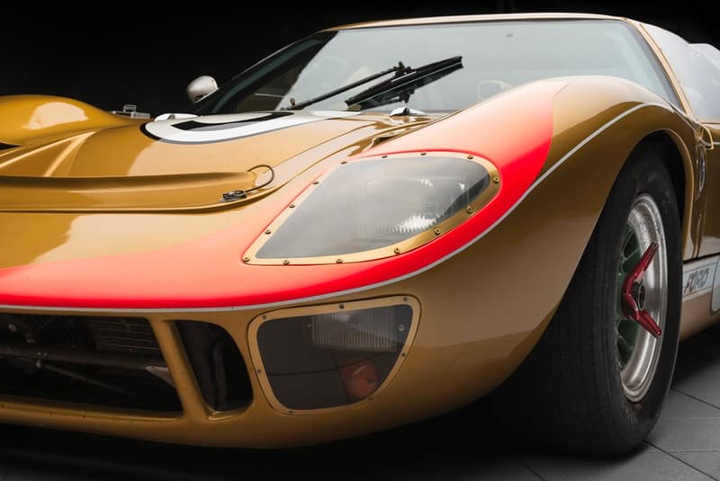 Ford GT40 Gold RM Sotheby's Auction racing race car 1966 24 Hours of Le Mans third place Ronnie Bucknum Dick Hutcherson Holman Moody racing team automotive