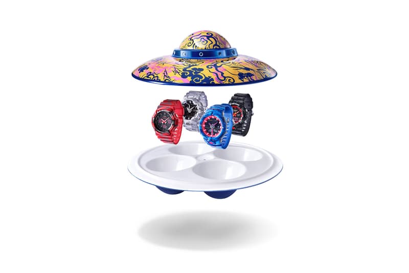 g-shock store shanghai Singapore artist Jahan Loh 4 celestial pack drop release date info limited 100 pieces 3rd anniversary chinese astrology Azure dragon White tiger Vermilion phoenix Black turtle Jingdezhen watches