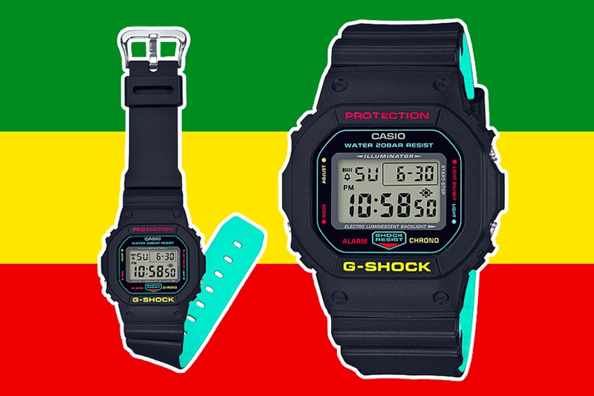 Casio G-SHOCK Rasta Watch Series GW-5600CMA-9 DW-5600CMB-1 GA-400CM-1 GA-400CM-4