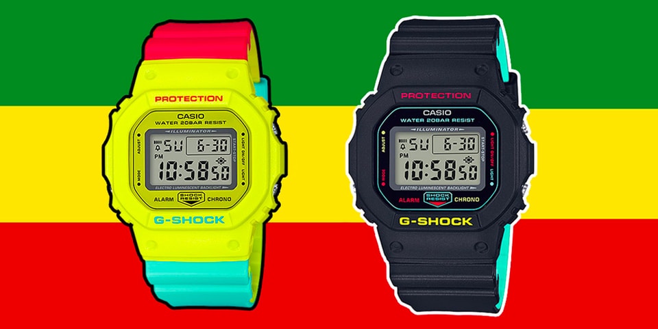 Casio G Shock Rasta Watch Series Hypebeast