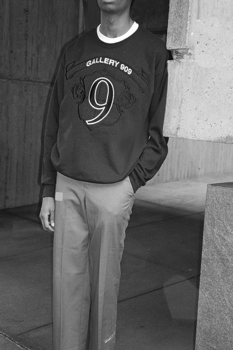 Gallery 909 Fall/Winter 2018 Lookbook collection t-shirts trousers jackets
