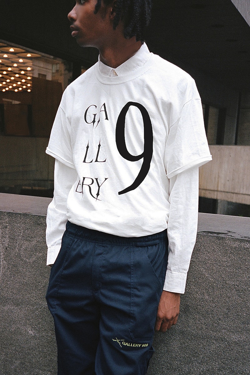 Gallery 909 Fall/Winter 2018 Lookbook collection t-shirts trousers jackets